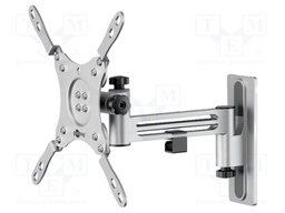 LCD/LED holder; silver; adjustable,tiltable; 15kg