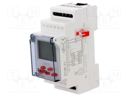 Programmable time switch; Range: 1 year; SPDT; 230VAC; DIN; PIN: 5