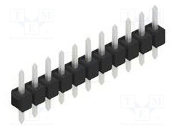 Connector: pin strips; pin header; male; PIN: 11; 2.54mm; THT; 1x11