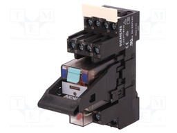 Relay: interface; Ucoil: 24VDC; 6A; 4A/230VAC; 6A/24VDC; Series: LZS