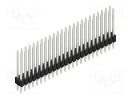 Connector: pin strips; pin header; male; PIN: 48; 1.27mm; THT; 2x24