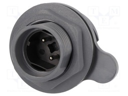 Connector: circular; socket; male; PIN: 2; Buccaneer 7000; UL94V-0