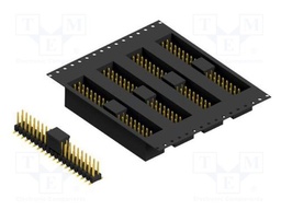 Connector: pin strips; pin header; male; PIN: 40; 2.54mm; SMT; 2x20