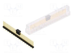 Connector: pin strips; pin header; male; PIN: 32; 2.54mm; SMT; 1x32