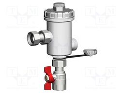 Dirt separator; max.8bar; Filter: magnetic,mesh; 500um; 9000Gs