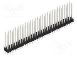 Connector: pin strips; pin header; male; PIN: 54; 2.54mm; THT; 2x27