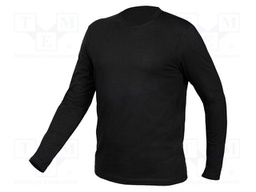 Long-sleeved t-shirt; Size: XXXL; black; Basic; 180g/m2