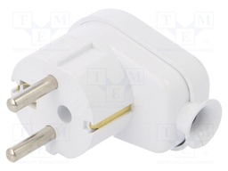 Connector: AC supply; plug; Layout: 2P+PE; Type: round,Uni-Schuko