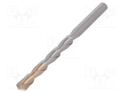 Drill bit; for concrete; Ø: 10mm; L: 120mm; metal; cemented carbide