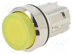 Switch: push-button; Stabl.pos: 1; 22mm; yellow; IP67; Pos: 2; Ø22mm