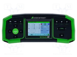 Meter: appliance meter; LCD TFT 3,5"; Earthing R range: 0÷9999Ω