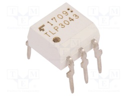 Optotriac; 5kV; zero voltage crossing driver; DIP6; Channels: 1