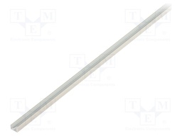 Profiles for LED modules; white; L: 1m; SILER; aluminium