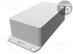 Enclosure: multipurpose; X: 65mm; Y: 120mm; Z: 40mm; 1591S; ABS; black