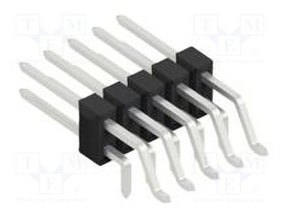 Connector: pin strips; pin header; male; PIN: 10; 2.54mm; SMT,THT