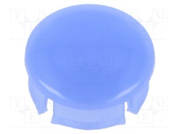Cap; blue; Mounting: push-in; plastic