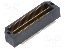 Mezzanine Connector, Ground Plane, Header, 0.5 mm, 2 Rows, 60 Contacts, Surface Mount