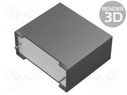 Capacitor: polypropylene; X2; 4.7uF; 27.5mm; ±20%; 32x28x14mm