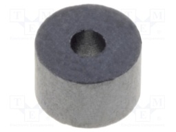 Ferrite: toroidal; L: 2mm; Øint: 1.2mm; Øout: 3mm; Core mat: K5B; 17Ω
