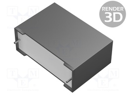 Capacitor: polypropylene; X2; 4.7uF; 37.5mm; ±10%; 41.5x28.5x16mm