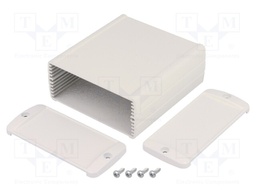 Enclosure: multipurpose; TEKAM; X: 85mm; Y: 100mm; Z: 37mm; aluminium