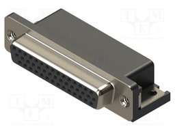 Connector: D-Sub HD; PIN: 44; socket; female; straight; THT; MHHDR