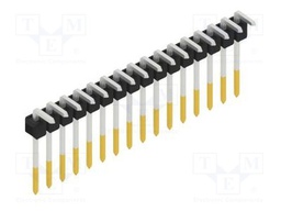 Connector: pin strips; pin header; male; PIN: 16; 2.54mm; THT; 1x16