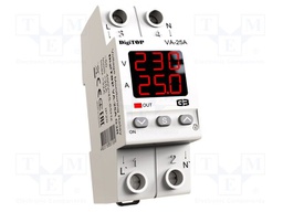 Voltage monitoring relay; AC current,undervoltage,overvoltage