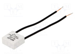 Filter: RC; 275VAC; 120kΩ; THT; 18x8.5x17mm; Pitch: 15mm; 100nF