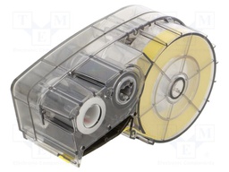 Heat shrink markers; 2.13m; yellow; Character colour: black