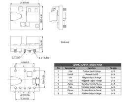 Converter: DC/DC; 60W; Uin: 36÷75V; Uout: 5VDC; Iout: 12A; SMD; 10.1g
