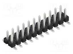 Connector: pin strips; pin header; male; PIN: 22; 2.54mm; SMT; 2x11