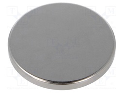 Magnet: permanent; neodymium; 76N; Ø: 38mm; H: 4mm