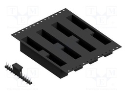 Connector: pin strips; pin header; male; PIN: 13; 2.54mm; SMT; 1x13