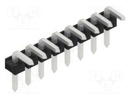 Connector: pin strips; pin header; male; PIN: 8; 2.54mm; THT; 1x8