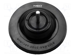 Holder; 125mm; flexible; Mounting: bur