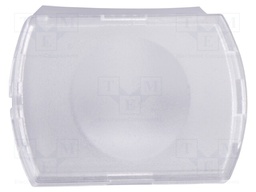 Actuator lens; 16mm; Harmony XB6; Actuator colour: red