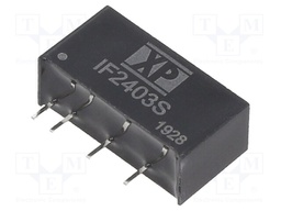 Converter: DC/DC; 1W; Uin: 24V; 3.3VDC; Iout: 333mA; SIP; 2.4g; 150kHz