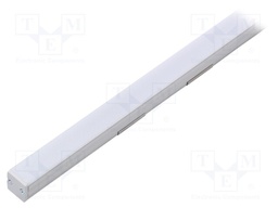 Profiles for LED modules; white; recessed; natural; L: 1m