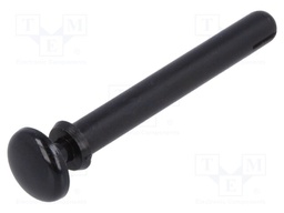 Fastener for fans and protections; Ømount.hole: 3.2mm; black