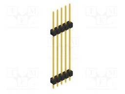 Connector: pin strips; pin header; male; PIN: 5; 2.54mm; THT; 1x5