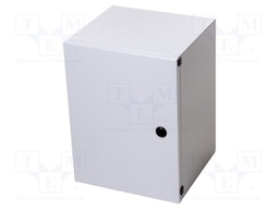Enclosure: wall mounting; X: 305mm; Y: 406mm; Z: 254mm; grey; IP66