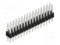 Connector: pin strips; pin header; male; PIN: 32; 1.27mm; THT; 2x16