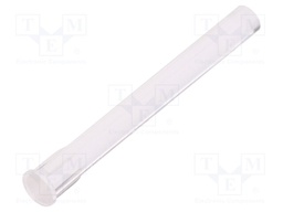 Fibre for LED; round; Ø3.2mm; Front: flat; straight; UL94V-0