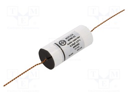 Capacitor: copper-polypropylene; 0.68uF; 600VDC; ±2%; Ø31.5x62mm