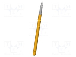 Test needle; Operational spring compression: 4mm; 5A; Ø: 1.8mm