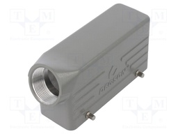 Enclosure: for HDC connectors; size D24B; for cable; angled; M32