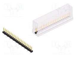 Connector: pin strips; pin header; male; PIN: 20; 2mm; SMT; 1x20