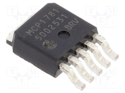 IC: voltage regulator; LDO,linear,fixed; 5V; 0.2A; TO252-5; SMD