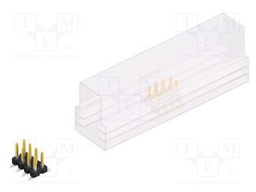 Connector: pin strips; pin header; male; PIN: 8; 2.54mm; SMT; 2x4